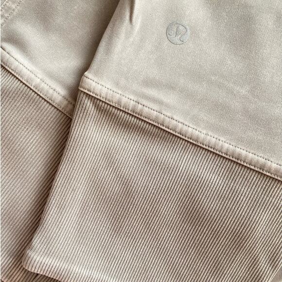 LULULEMON‎ Wunder Under Ribbed Crop Legging 23" Washed French Clay - Picture 9 of 10